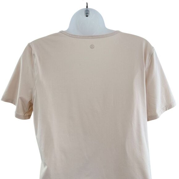 Lululemon Do The Daily Twist Front Short Sleeve Shirt Holistic White Size 12 - Picture 6 of 7